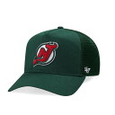 フォーティーセブンブランド 47 Brand 【 47Brand New Jersey Devils Dark Green Hitch Trucker Snap...