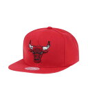 ミッチェル&ネス Mitchell & Ness 【 Chicago Bulls Nba Embroidery Glitch Hardwood Classic Snapback Hat Men Red 】 シカゴ ブルズ クラシック Snapback スナップバック バッグ バッグ 小物 ブランド雑貨 帽子 メンズ帽