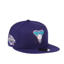 ニューエラ New Era 【 Arizona Diamondbacks World Series 2001 Purple Pink Edition 59Fif...