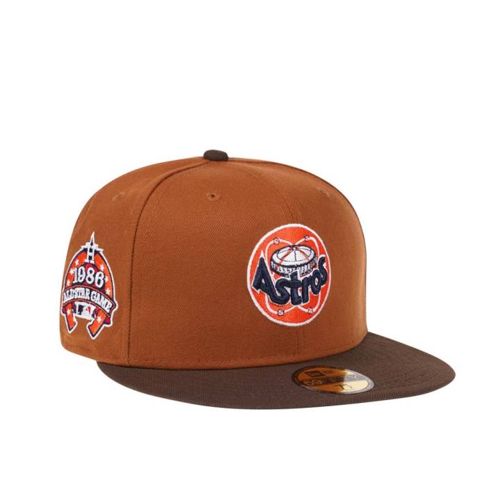 楽天スニケス【★スーパーSALE★12/11深夜2時迄】ニューエラ New Era 【 Houston Astros All Star Game 1986 Bourbon And Suede Edition 59Fifty Fitted Hat Men Beige 】 ヒューストン アストロズ Game ゲーム スエード・スウェード バッグ 小物 ブランド雑貨 帽子 メンズ