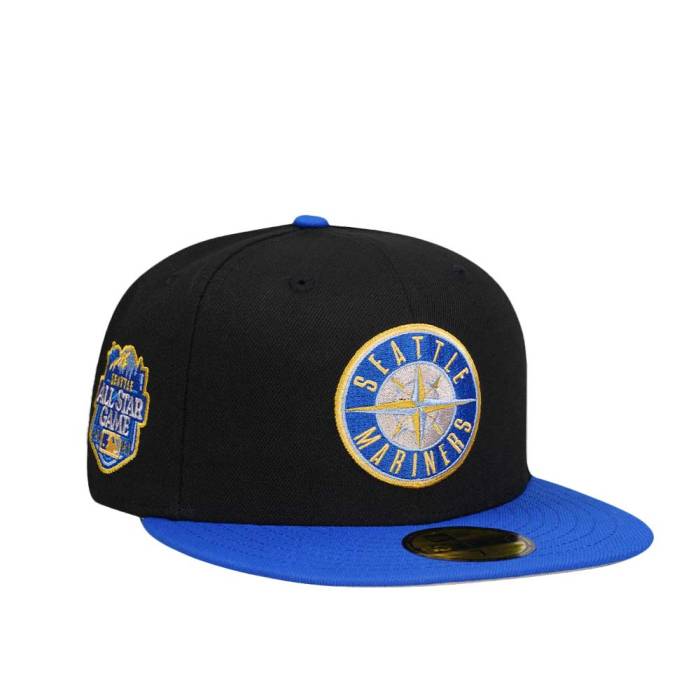 ニューエラ New Era 【 Seattle Mariners All Star Game 2023 Vintage Two Tone Edition 59Fifty Fitted Hat Men Black 】 シアトル マリナーズ Game ゲーム vintage ビンテージ・ヴィンテージ バッグ 小物 ブランド雑貨 帽子