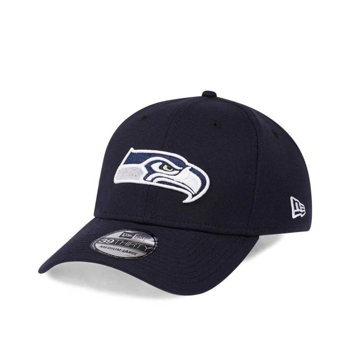 ニューエラ New Era 【 Seattle Seahawks Classic Navy Edition 39Thirty Stretch Hat Men Navy 】 シアトル シーホークス クラシック 紺色 ネイビー バッグ 小物 ブランド雑貨 帽子 メンズ帽子 キャップ メンズ 紺