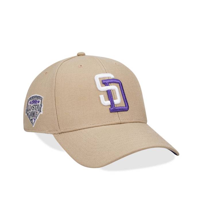 楽天スニケス【★スーパーSALE★12/11深夜2時迄】フォーティーセブンブランド 47 Brand 【 47Brand San Diego Padres All Star Game 1992 Khaki Sure Shot Mvp Snapback Hat Men Beige 】 パドレス Game ゲーム カーキ Snapback スナップバック バッグ バッグ 小物 ブランド雑