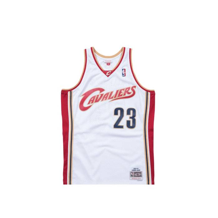 ߥå&ͥ Mitchell &Ness  Cleveland Cavaliers - Lebron James 2.0 Swingman 2003-04 Jersey Men White  ꡼֥ Хꥢ Lebron ֥ ॺ 㡼 󥺥եå ȥåץ