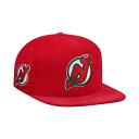 ミッチェル&ネス Mitchell & Ness 【 New Jersey Devils Red Cord Vintage Snapback Hat Men R...