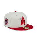 ニューエラ New Era 【 Anaheim Angels City Connect Two Tone Edition 59Fifty Fitted Hat Men Beige 】 アナハイム angels エンジェルス シティ バッグ 小物 ブランド雑貨 帽子 メンズ帽子 キャップ メンズ ベージュ