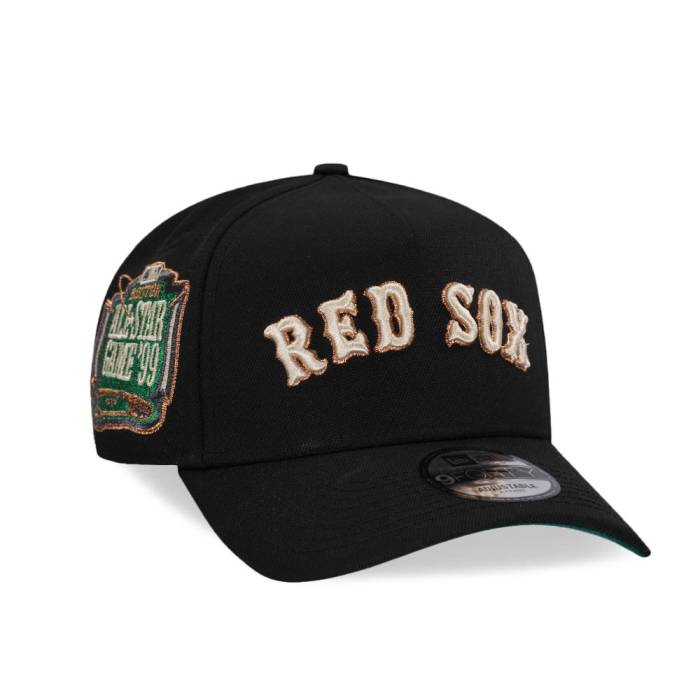 楽天スニケス【★スーパーSALE★12/11深夜2時迄】ニューエラ New Era 【 Boston Red Sox All Star Game 1999 Black Edition 9Forty A Frame Snapback Hat Men Black 】 ボストン Red 赤・レッド Game ゲーム 黒色 ブラック Snapback スナップバック バッグ バッグ 小物 ブラン
