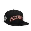 ニューエラ New Era 【 San Diego Padres World Series 1998 Classic Black Edition 59Fifty...