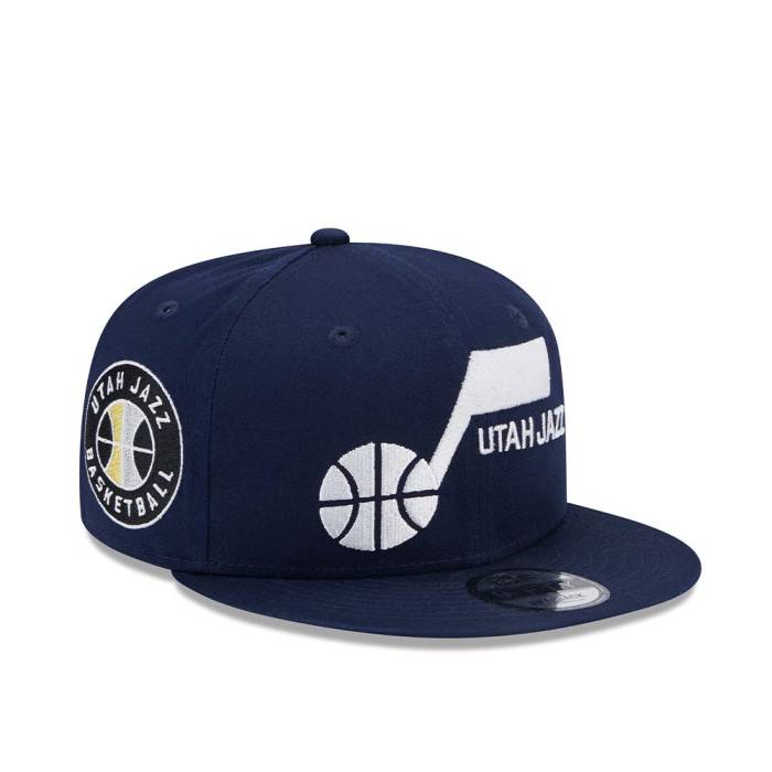 ニューエラ New Era 【 Utah Jazz Nba Patch Navy Edition 9Fifty Snapback Hat Men Navy 】 ユタ ジャズ 紺色 ネイビー Snapback スナップバック バッグ バッグ 小物 ブランド雑貨 帽子 メンズ帽子 キャップ メンズ