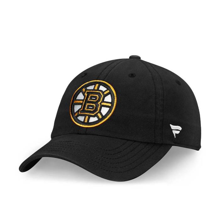 ファナティクス Fanatics 【 Boston Bruins Primary Logo Adjustable Strapback Hat Men Black 】 ボストン ブルーインズ ロゴ バッグ 小物 ブランド雑貨 帽子 メンズ帽子 キャップ メンズ 黒色 ブラック