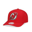 ミッチェル&ネス Mitchell & Ness 【 New Jersey Devils Team Ground 2.0 Pro Red Snapback Ha...