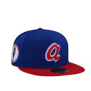 ニューエラ New Era 【 Atlanta Braves All Star Game 1972 Two Tone 59Fifty Fitted Hat Men Blue 】 アトランタ ブレーブス Game ゲーム バッグ 小物 ブランド雑貨 帽子 メンズ帽子 キャップ メンズ 青色 ブルー