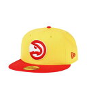 ニューエラ New Era 【 Atlanta Hawks Two Tone Jersey Edition 9Fifty Snapback Hat Men Ye...
