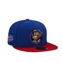 ニューエラ New Era 【 Chicago Cubs Clark Two Tone Edition 59Fifty Fitted Hat Men Blue 】 シカゴ カブス バッグ 小物 ブランド雑貨 帽子 メンズ帽子 キャップ メンズ 青色 ブルー(4)