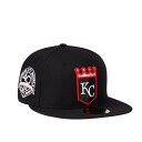 ニューエラ New Era 【 Kansas City Royals 40Th Anniversary Prime Edition 59Fifty Fitted Hat Men Black 】 カンザス シティ ロイヤルズ バッグ 小物 ブランド雑貨 帽子 メンズ帽子 キャップ メンズ 黒色 ブラック(4)