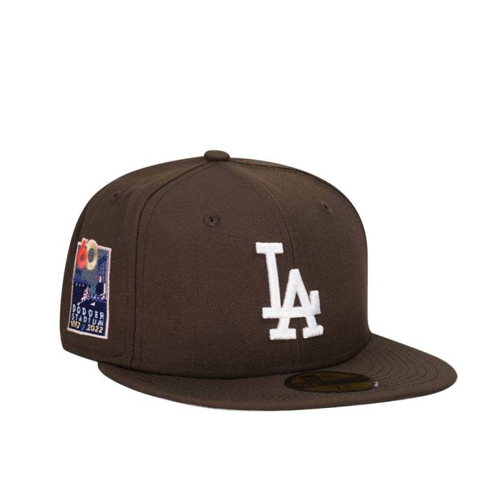 ニューエラ New Era 【 Los Angeles Dodgers 60Th Anniversary Chocolate Classic Edition 59Fifty Fitted Hat Men Brown 】 ドジャース クラシック バッグ 小物 ブランド雑貨 帽子 メンズ帽子 キャップ メンズ 茶色 ブラウ