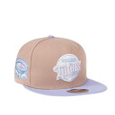 ニューエラ New Era 【 Minnesota Twins Metrodome Stadium Two Tone Suede Prime Edition 59Fifty Fitted Hat Men Beige 】 ミネソタ ツインズ スタジアム スエード・スウェード バッグ 小物 ブランド雑貨 帽子 メンズ帽子