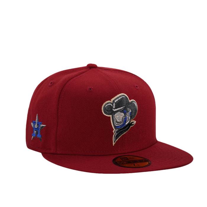 ニューエラ New Era 【 Sugar Land Space Cowboys Brick Metallic Prime Throwback Edition 59Fifty Fitted Hat Men Red 】 カウボーイズ バッグ 小物 ブランド雑貨 帽子 メンズ帽子 キャップ メンズ Red 赤・レッド