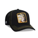 Capslab 【 Dragon Ball Z Goku Black/Yellow Trucker Snapback Hat Men Black 】 ドラゴン トラッカー Snapback スナップバック バッグ バッグ 小物 ブランド雑貨 帽子 メンズ帽子 キャップ メンズ 黒色 ブラック