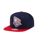 ミッチェル&ネス Mitchell & Ness 【 New Jersey Nets Team Two Tone Hwc Snapback Hat Men Na...