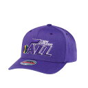 ミッチェル&ネス Mitchell & Ness 【 Utah Jazz Team Ground Red Line Solid Flex Purple Snapback Hat Men Purple 】 ユタ ジャズ Team チーム Red 赤・レッド ソリッド Purple 紫・パープル Snapback スナップバック バッグ バ