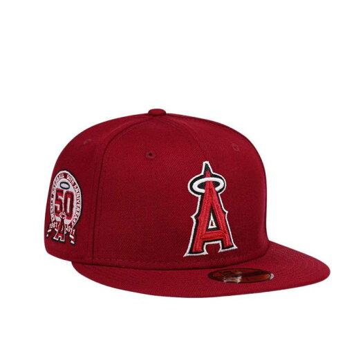 ニューエラ New Era 【 Anaheim Angels Cardinal 50Th Anniversary Smooth Red Edition 59Fifty Fitted Hat Men Wine Red 】 アナハイム angels エンジェルス カーディナル スムース Red 赤・レッド バッグ 小物 ブランド雑貨 ニューエラ New Era 【 Anaheim Angels Cardinal 50Th Anniversary Smooth Red Edition 59Fifty Fitted Hat Men Wine Red 】 アナハイム angels エンジェルス カーディナル スムース Red 赤・レッド バッグ 小物 ブランド雑貨