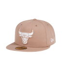 ニューエラ New Era 【 Chicago Bulls Cream Sand Edition 59Fifty Fitted Hat Men Beige 】 シカゴ ブルズ クリーム 砂色・サンド バッグ 小物 ブランド雑貨 帽子 メンズ帽子 キャップ メンズ ベージュ