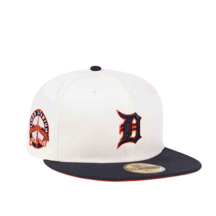 ニューエラ New Era 【 Detroit Tigers Stadium Patch Cream Prime Edition 59Fifty Fitted Hat Men White 】 デトロイト タイガース スタジアム クリーム バッグ 小物 ブランド雑貨 帽子 メンズ帽子 キャップ メンズ