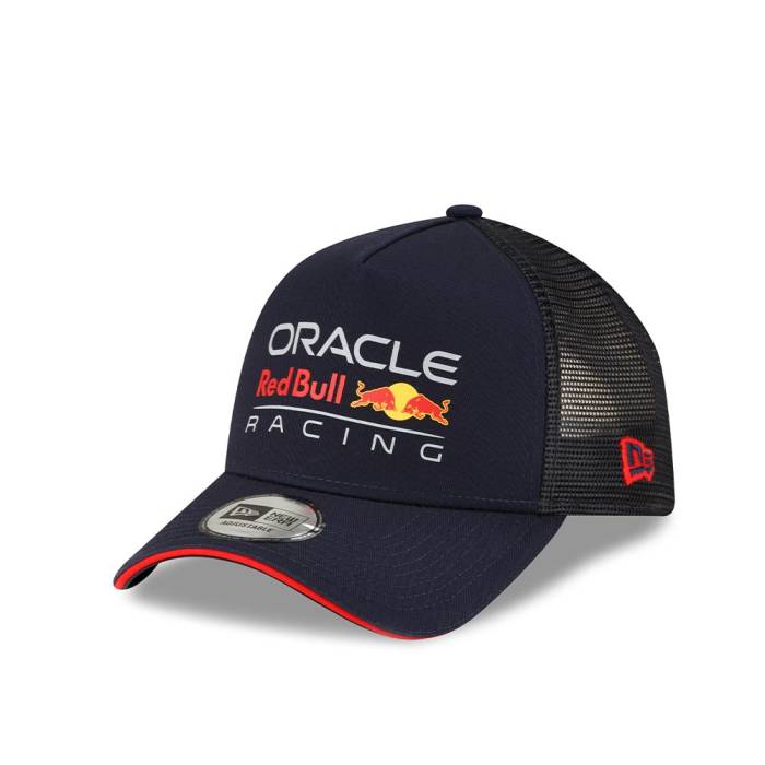 ニューエラ New Era 【 Red Bull Racing Navy 9Forty A Frame Trucker Snapback Hat Men Navy 】 Red 赤・レッド 紺色 ネイビー トラッカー Snapback スナップバック バッグ バッグ 小物 ブランド雑貨 帽子 メンズ帽子