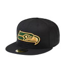 ニューエラ New Era 【 Seattle Seahawks Green And Gold Edition 59Fifty Fitted Hat Men Black 】 シアトル シーホークス green 緑・グリーン ゴールド バッグ 小物 ブランド雑貨 帽子 メンズ帽子 キャップ メンズ(4)
