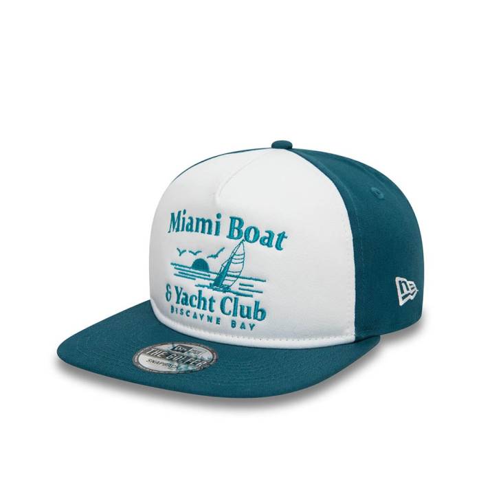 ニューエラ New Era 【 Miami Boat Club A Frame Golfer Snapback Hat Men Blue 】 マイアミ クラブ Sn..