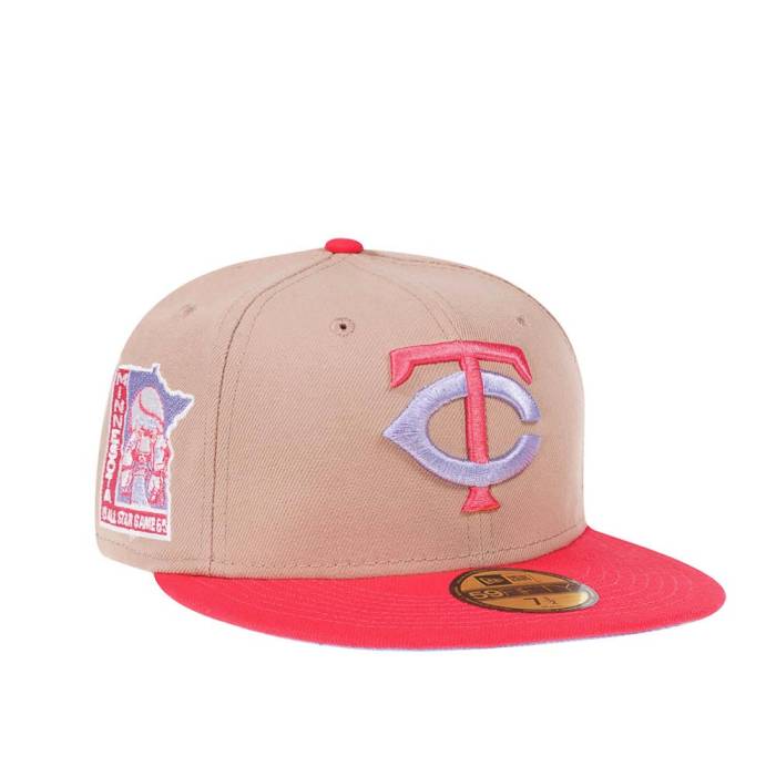 楽天スニケス【★スーパーSALE★12/11深夜2時迄】ニューエラ New Era 【 Minnesota Twins All Star Game 1965 Lava Sands Edition 59Fifty Fitted Hat Men Brown 】 ミネソタ ツインズ Game ゲーム バッグ 小物 ブランド雑貨 帽子 メンズ帽子 キャップ メンズ 茶色 ブラウ
