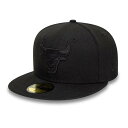 ニューエラ New Era 【 59Fifty Nba Essential Chicago Bulls Black Fitted Cap Men Classic...