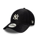 ニューエラ New Era 【 9Forty Mlb New York Yankees Black Cord Cap Men 】 ヤンキース 黒色 ブラック キ...
