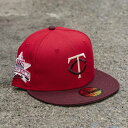 ニューエラ New Era 【 59Fifty Mlb Minnesota Twins All Star Game 1985 Two Tone / Pink U...