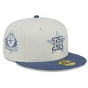 ニューエラ New Era 【 59Fifty Mlb Houston Astros Wavy Chainstitch Two Tone / Grey Uv F...