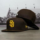 ニューエラ New Era 【 59Fifty Mlb Authentic San Diego Padres Team Fitted Cap Men Brown...