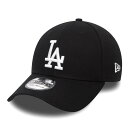 ニューエラ New Era 【 39Thirty Los Angeles Dodgers Black Fitted Cap Men Black 】 ドジャース ...