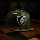 ニューエラ New Era 【 59Fifty Nfl Las Vegas Raiders Camo / Grey Uv Fitted Cap Men Camo...