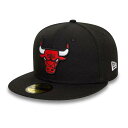 ニューエラ New Era 【 59Fifty Nba Essential Chicago Bulls Black Fitted Cap Men Classic...