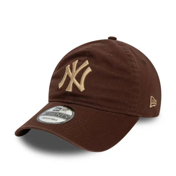 ニューエラ New Era 【 9Twenty Mlb New York Yankees Neutral Washed Dark Brown Cap Men 】 ヤンキース 茶色 ブラウン キャップ 帽子 バッグ 小物 ブランド雑貨 帽子 メンズ帽子 キャップ メンズのサムネイル