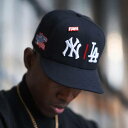 ニューエラ New Era 【 59Fifty Mlb Ny Yankees | La Dodgers Ws 1981 Navy / Scarlet Uv Fi...
