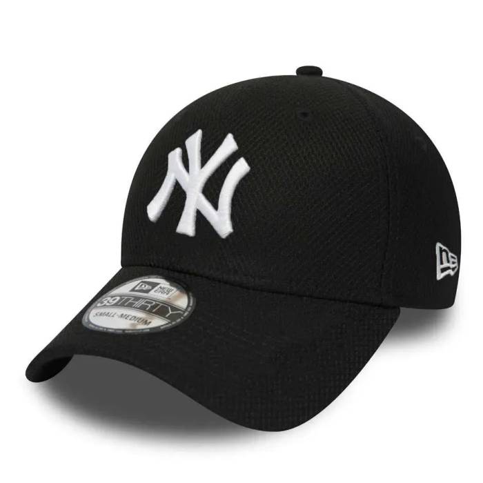 ニューエラ New Era 【 39Thirty Mlb New York Yankees Diamond Era Stretch Fit Black Cap Men Black 】 ヤンキース ダイヤモンド 黒色 ブラック キャップ 帽子 バッグ 小物 ブランド雑貨 帽子 メンズ帽子 キャップ