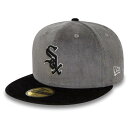 ニューエラ New Era 【 59Fifty Mlb Chicago White Sox Cord Two Tone Fitted Cap Men Two T...
