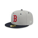 ニューエラ New Era 【 59Fifty Mlb Boston Red Sox Two Tone / Green Uv Fitted Cap Men 】 ...