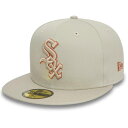 ニューエラ New Era 【 59Fifty Mlb Chicago White Sox Metallic Outline Stone Fitted Cap ...