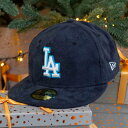 ニューエラ New Era 【 59Fifty Mlb Los Angeles Dodgers Navy Faux Suede / Grey Uv Fitted...