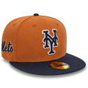 ニューエラ New Era 【 59Fifty Mlb New York Mets Boucle Two Tone Fitted Cap Men 】 メッツ キ...