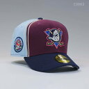 ニューエラ New Era 【 Anaheim Mighty Ducks Batman The Killing Joke Inspired Diagonal Block Cap Unisex Dark Aubergine / Glacial Frost / Nightshade 】 アナハイム ダックス キャップ 帽子 バッグ 小物 ブランド雑貨 帽子 メン