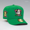 ニューエラ New Era 【 Anaheim Mighty Ducks 30Th Anniversary District 5 Solid Green Fit...